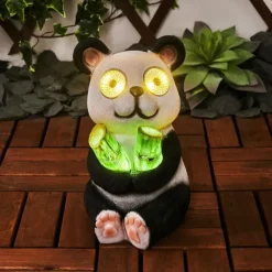 Luminaires Rustiques-hofstein lampe solaire Pandia LED Vert, Rose, Noir, Blanc, 2 lumières