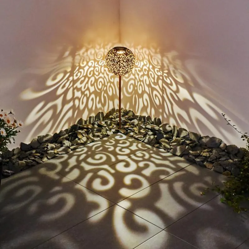 Lampes À Boules-hofstein lampe solaire Paradiski LED Rouille, 1 lumière