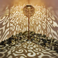 Lampes À Boules-hofstein lampe solaire Paradiski LED Rouille, 1 lumière