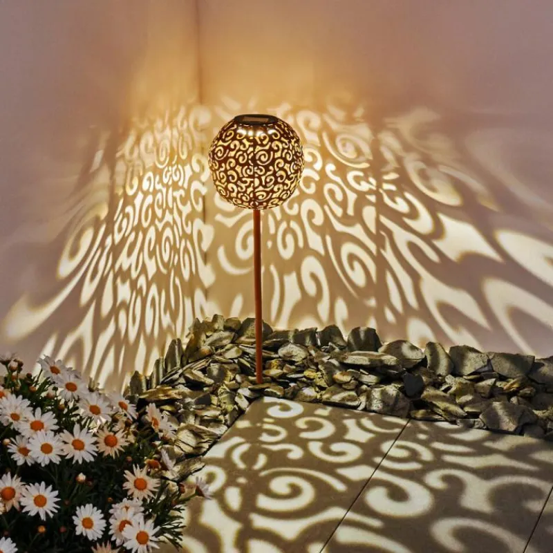 Lampes À Boules-hofstein lampe solaire Paradiski LED Rouille, 1 lumière