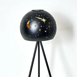 Lampes À Boules-hofstein lampe solaire Paralia LED Noir, 1 lumière