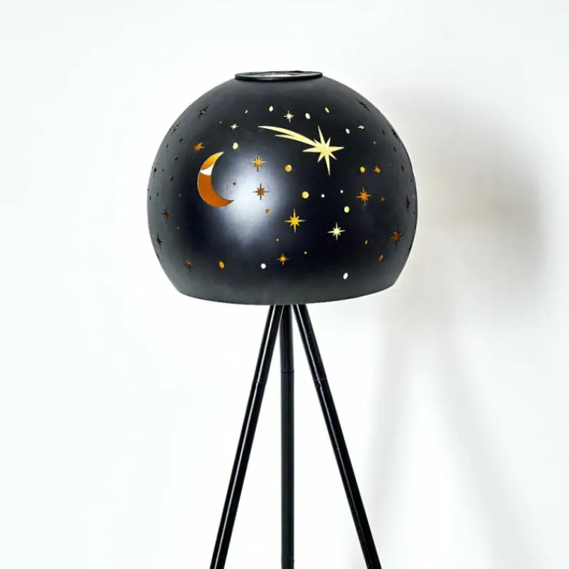 Lampes À Boules-hofstein lampe solaire Paralia LED Noir, 1 lumière