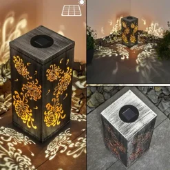 hofstein lampe solaire Parikia LED Argenté, 1 lumière