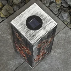 hofstein lampe solaire Parikia LED Argenté, 1 lumière