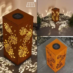 hofstein lampe solaire Parikia LED Brun, 1 lumière