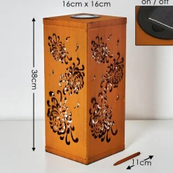 hofstein lampe solaire Parikia LED Brun, 1 lumière