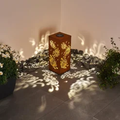 hofstein lampe solaire Parikia LED Brun, 1 lumière