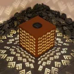 Luminaires Rustiques-hofstein lampe solaire Parikia LED Rouille, 1 lumière