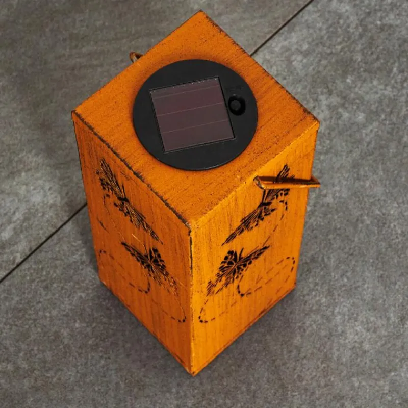 Luminaires Orientaux-hofstein lampe solaire Parikia LED Rouille, 1 lumière