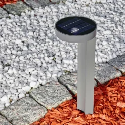 hofstein Lampe solaire Portmore LED Gris, 1 lumière