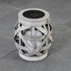 hofstein lampe solaire Roanoke LED Gris, 1 lumière