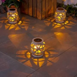 hofstein lampe solaire Roanoke LED Gris, 1 lumière