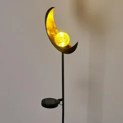 Luminaires Rustiques-hofstein lampe solaire Rovinj LED Cuivre, Noir, 1 lumière