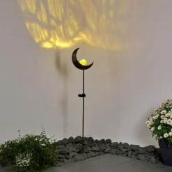 Luminaires Rustiques-hofstein lampe solaire Rovinj LED Cuivre, Noir, 1 lumière