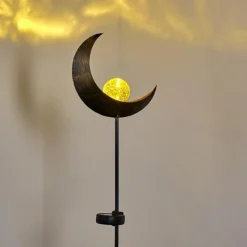 Luminaires Rustiques-hofstein lampe solaire Rovinj LED Cuivre, Noir, 1 lumière