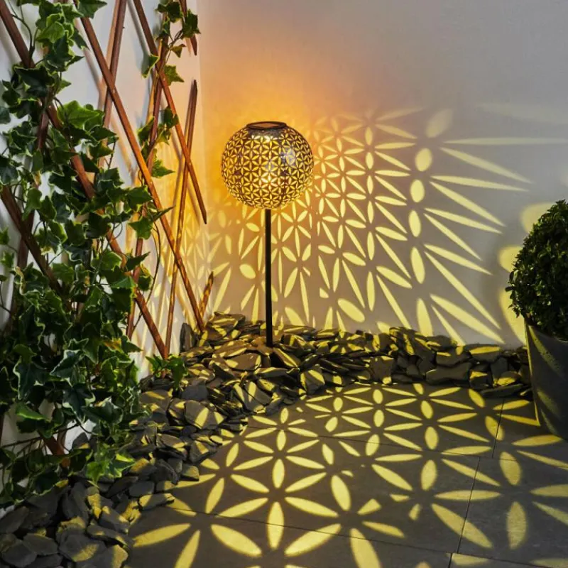 Lampes À Boules-hofstein lampe solaire Samoao LED Cuivre, Noir, Argenté, 1 lumière