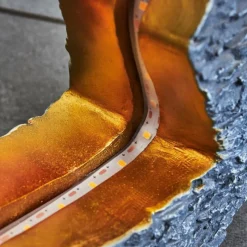 hofstein lampe solaire Siviri LED Bronze, Gris, 48 lumières