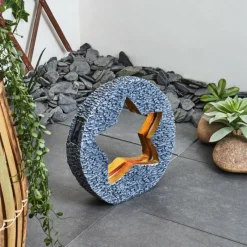 hofstein lampe solaire Siviri LED Bronze, Gris, 48 lumières