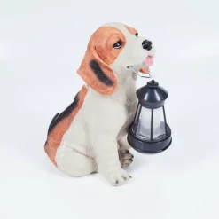 Luminaires Rustiques-hofstein lampe solaire Sofie LED Orange, Noir, Blanc, 1 lumière