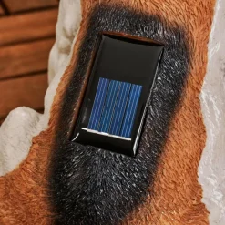 Luminaires Rustiques-hofstein lampe solaire Sofie LED Orange, Noir, Blanc, 1 lumière