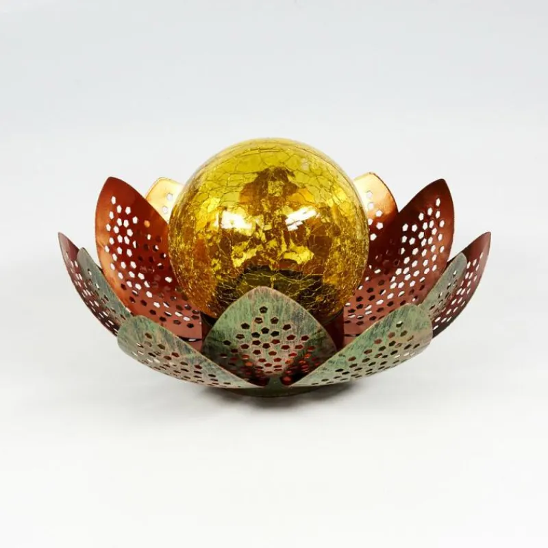 Luminaires Orientaux-hofstein lampe solaire Taft LED Vert, Cuivre, 1 lumière