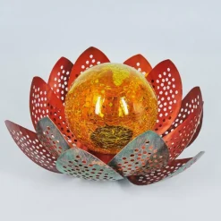 Luminaires Orientaux-hofstein lampe solaire Taft LED Vert, Cuivre, 1 lumière