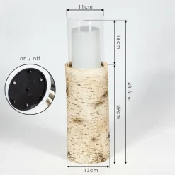 Lampes En Bois-hofstein lampe solaire Tivedstorp LED Couleur bois, 12 lumières