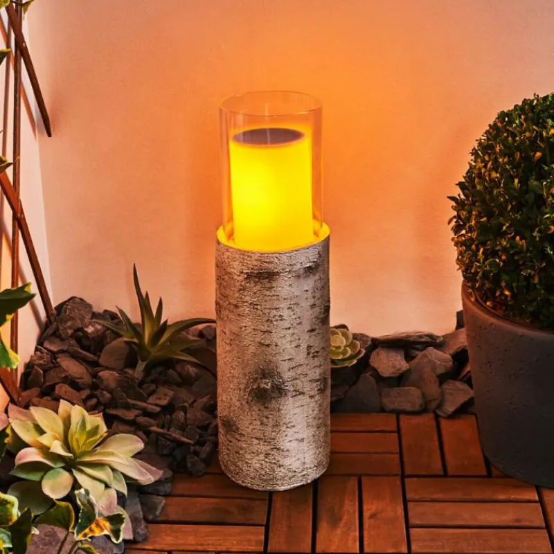 Lampes En Bois-hofstein lampe solaire Tivedstorp LED Couleur bois, 12 lumières