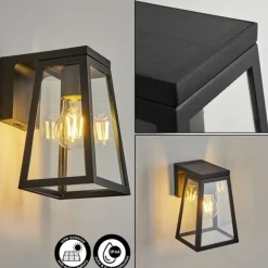 Lampes Vintages & Rétros-hofstein Lampe solaires Juanico LED Noir, 1 lumière