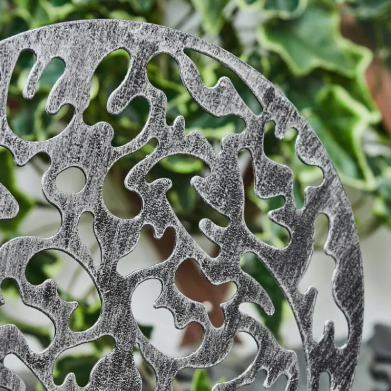 Luminaires Orientaux-hofstein Lampe solaires Kupa LED Noir, Argenté, 2 lumières