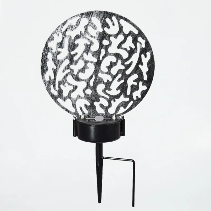 Luminaires Orientaux-hofstein Lampe solaires Kupa LED Noir, Argenté, 2 lumières