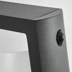 hofstein Lampe solaires Lafite LED Anthracite, 1 lumière, Détecteur de mouvement