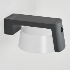 hofstein Lampe solaires Lafite LED Anthracite, 1 lumière, Détecteur de mouvement
