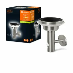 Luminaires Ledvance Lampe solaires LEDVANCE ENDURA® Acier inoxydable, 1 lumière, Détecteur de mouvement