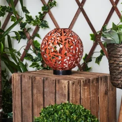 Luminaires Orientaux-hofstein Lampe solaires Leonard LED Noir, 1 lumière