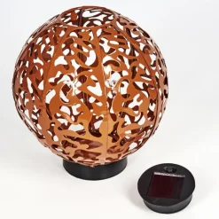 Luminaires Orientaux-hofstein Lampe solaires Leonard LED Noir, 1 lumière