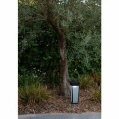 Luminaires Lutec Lampe solaires Lutec Dias LED Noir, 1 lumière, Détecteur de mouvement, Changeur de couleurs