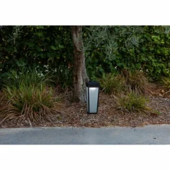 Luminaires Lutec Lampe solaires Lutec Dias LED Noir, 1 lumière, Détecteur de mouvement, Changeur de couleurs