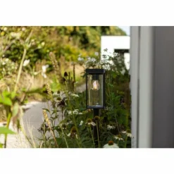 Luminaires Lutec Lampe solaires Lutec Flair LED Noir, 1 lumière