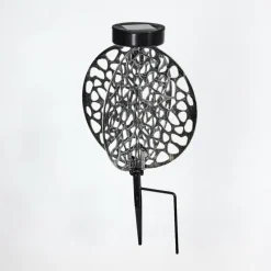 hofstein Lampe solaires Mesan LED Noir, Argenté, 1 lumière