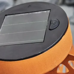 hofstein Lampe solaires Mesan LED Orange, Rouille, Noir, 1 lumière