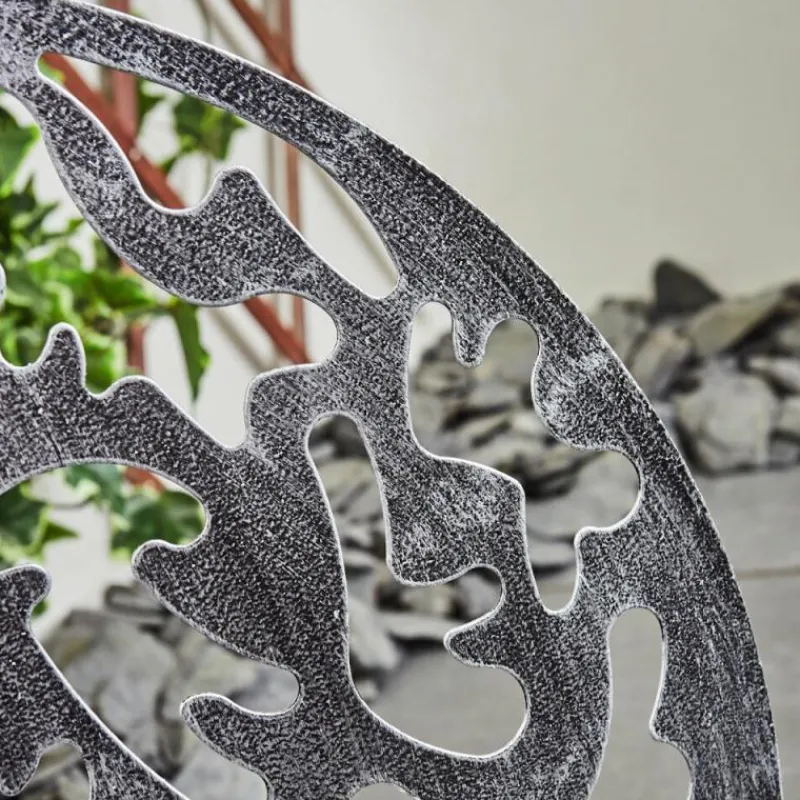 Luminaires Orientaux-hofstein Lampe solaires Mesan LED Noir, Argenté, 1 lumière