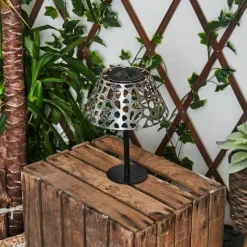 Luminaires Orientaux-hofstein Lampe solaires Moreland LED Noir, 1 lumière