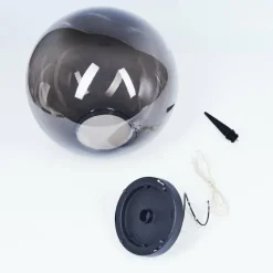 hofstein Lampe solaires Pollenca LED Noir, 50 lumières