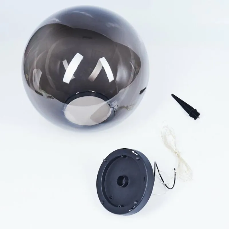 hofstein Lampe solaires Pollenca LED Noir, 50 lumières