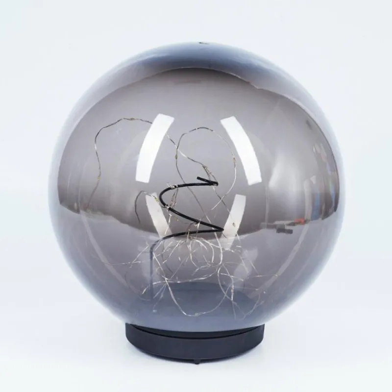 hofstein Lampe solaires Pollenca LED Noir, 50 lumières