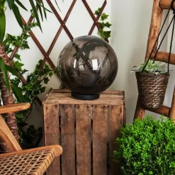 hofstein Lampe solaires Pollenca LED Noir, 50 lumières