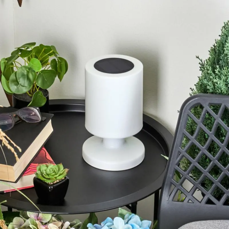 hofstein Lampe solaires Pontaut LED Blanc, 1 lumière