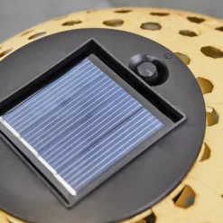 Style Boho-Chic-hofstein Lampe solaires Revere LED Brun, Noir, 1 lumière