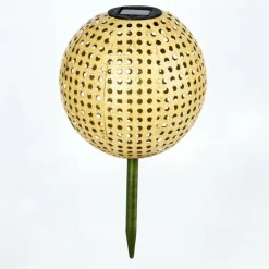 Style Boho-Chic-hofstein Lampe solaires Revere LED Brun, Noir, 1 lumière